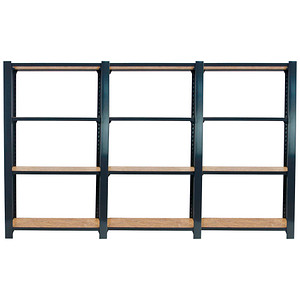 Simonrack Schwerlast-Weitspannregal OFFICLICK 4 8425437127700 anthrazit, braun 240,0 x 30,0 x 150,0 cm