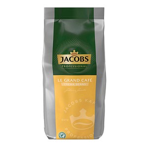 JACOBS Le Grand Café Crema Beans Kaffeebohnen kräftig 1,0 kg