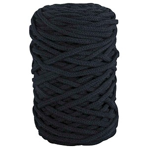 Rayher Garn Recycling Braidy matt schwarz 4,0 mm x 60,0 m