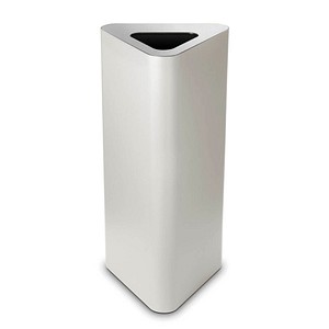TKG Pure Mülleimer 60,0 l weiß, silber, 1 St.