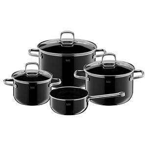 WMF Topf-Set Silit Silargan® Elegance schwarz 4-tlg., 4 Set