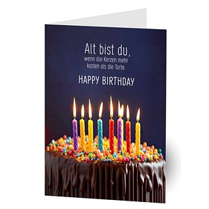 LUMA Geburtstagskarte LU DINA4 10 DIN A4, 1 St.
