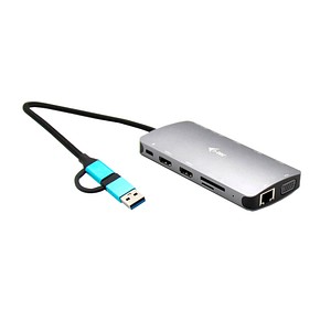 i-tec® Dockingstation USB 3.0 USB-C/Thunderbolt 3x Display Metal Nano