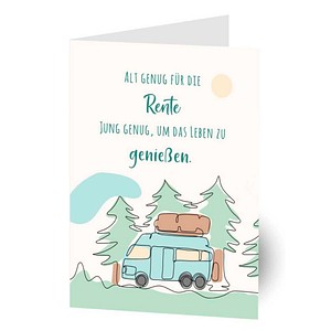 LUMA Ruhestand Karte LU DINA4 17 DIN A4, 1 St.