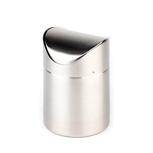 APS Tischmülleimer 0,7 l silber, 1 St.