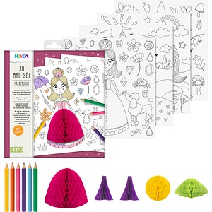 HEYDA 3D Prinzessin Malset farbsortiert, 1 St.