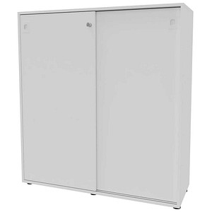 Quadrifoglio Schiebetürenschrank Idea, IDEC07M/BABAI weiß 2 Fachböden 120,0 x 42,6 x 131,0 cm