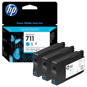 3 HP 711 (CZ134A) cyan Tintenpatronen 3 HP 711 (CZ134A) cyan Tintenpatronen