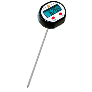 testo Mini Kerntemperatur-Lebensmittelthermometer schwarz, 1 St.