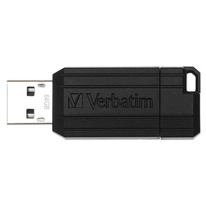 verbatim USB-Stick PinStripe schwarz 64 GB