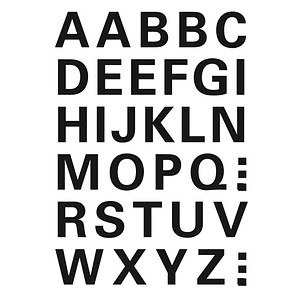 36 HERMA Klebebuchstaben 4163 Buchstaben A-Z 15,0 x 15,0 mm