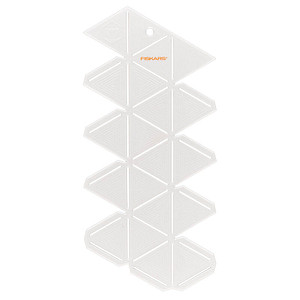 FISKARS® Stanzschablone 3D Geode Vorlage weiß