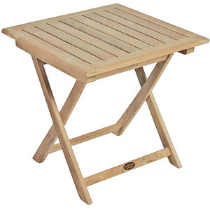 Garden Pleasure Gartentisch SOLO natur quadratisch 50,0 x 50,0 x 50,0 cm