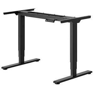 FlexiSpot E5 elektrisch höhenverstellbares Schreibtischgestell schwarz ohne Tischplatte, T-Fuß-Gestell schwarz 111,6 - 148,6 x 68,0 cm