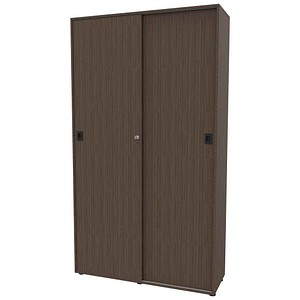 Quadrifoglio Schiebetürenschrank Idea, IDEC07S/ECECR eukalyptus 4 Fachböden 120,0 x 42,6 x 214,0 cm