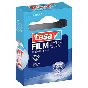 tesa KRISTALL-KLAR Klebefilm transparent 15,0 mm x 10,0 m 1 Rolle