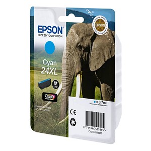 EPSON 24XL / T2432XL cyan Tintenpatrone EPSON 24XL / T2432XL cyan Tintenpatrone