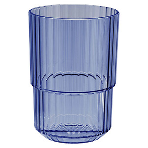 APS Mehrweg-Trinkbecher LINEA blau 0,4 l, 1 St.