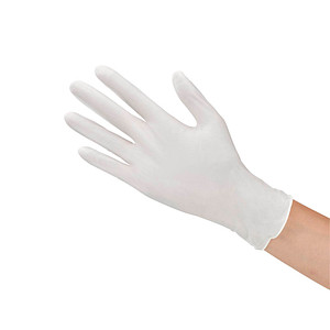Meditrade® unisex Einmalhandschuhe Nitril® 3000 weiß Größe M 100 St.