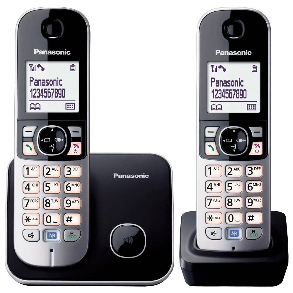 | KX-TG6812GB Schnurloses Printus Panasonic schwarz Telefon