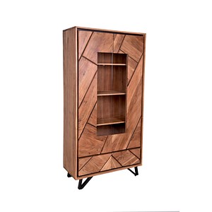 Garden Pleasure Regalschrank AMBALA, 304111 akazie 90,0 x 40,0 x 180,0 cm, 1 St.