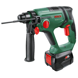 BOSCH Home & Garden 18V 06039D6004 Akku-Bohrhammer 18,0 V, mit 1 Akku