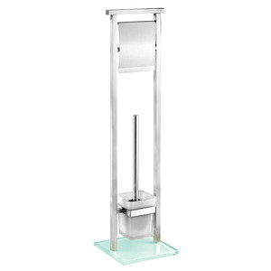 WENKO WC-Garnitur Debar silber Metall