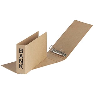 PAGNA Bankringbuch 2-Ringe braun 5,0 cm DIN A6 quer, 1 St.
