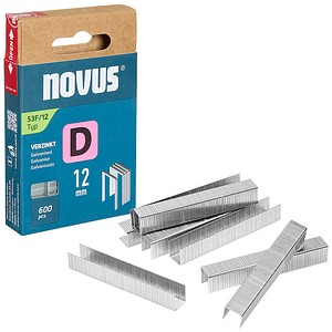novus Tackerklammern 53F Flachdraht 12 mm, 600 St.