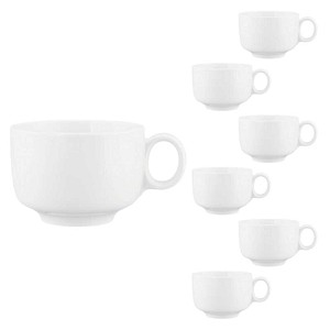 Seltmann Weiden Kaffeetassen weiß 0,38 l, 6 St.