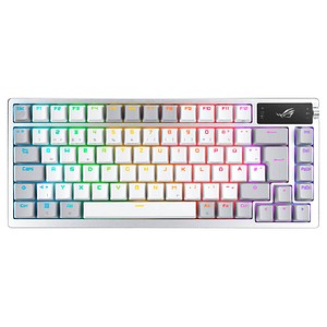 ASUS ROG Azoth Tastatur kabellos weiß