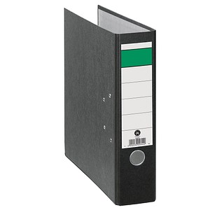 Grüner Balken Ordner schwarz marmoriert Karton 8,0 cm DIN A4 Grüner Balken Ordner schwarz marmoriert Karton 8,0 cm DIN A4