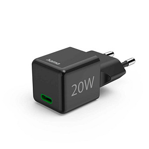 hama Ladeadapter schwarz, 20 Watt