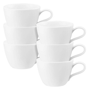Seltmann Weiden Cappuccinotasse M5389-Coup weiß 0,22 l, 6 St.