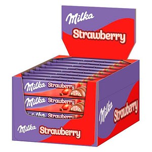 Milka Erdbeer Schokoriegel 36x 36,5 g, 1 St.