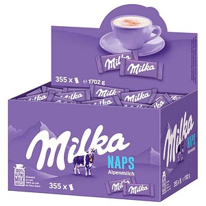 Milka NAPS Alpenmilch Schokoriegel 355 St./1,7 kg, 1 St.