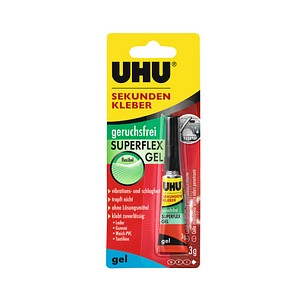 UHU SUPERFLEX GEL Sekundenkleber 3,0 g