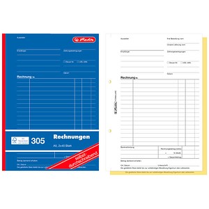 herlitz Rechnung Formularbuch, 1 St.