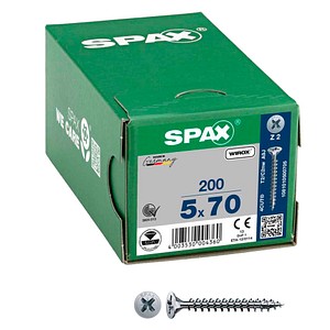 SPAX® Universalschrauben Z2 Senkkopf WIROX 1081010500705 5 mm x 70 mm, 200 St.