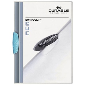 DURABLE Klemmhefter SWINGCLIP mittelblau, 25 St.