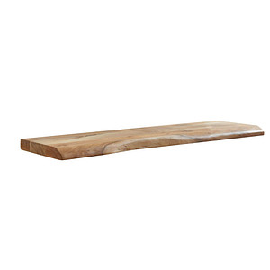 WOHNLING Wandregal akazie 100,0 x 26,0 x 4,0 cm, 1 St.