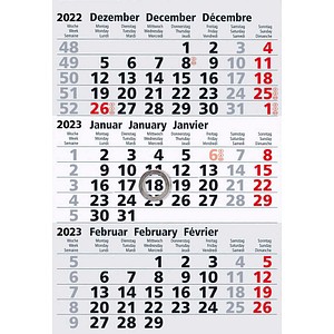 Ersatzkalendarium für Edelstahltischkalender 2027/2028, 1 St.