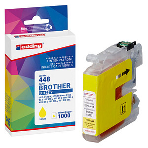 edding EDD-448 gelb Druckerpatrone kompatibel zu brother LC-123Y