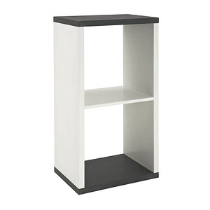 HAKU Möbel Aktenregal granitoptik, weiß 43,0 x 30,0 x 84,0 cm, 1 St.