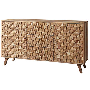 WOHNLING Sideboard, WL5.598 akazie 140,0 x 40,0 x 78,5 cm, 1 St.