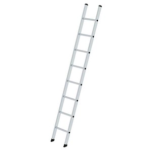 MUNK Anlegeleiter 11149 silber 8 Sprossen, H: 250,0 cm