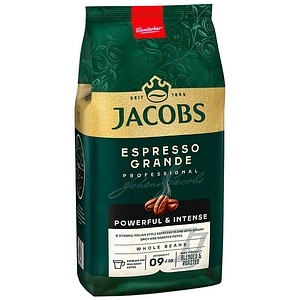 JACOBS ESPRESSO GRANDE POWERFUL & INTENSE Kaffeebohnen, Arabicabohnen kräftig, 1 kg