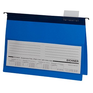 10 EICHNER Hängehefter Kunststoff blau 10 EICHNER Hängehefter Kunststoff blau