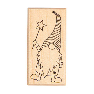 Rayher Motivstempel Wichtel Elton 3,0 x 6,0 cm, 1 St.