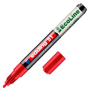 edding  51 EcoLine Lackmarker rot 1,0 - 2,0 mm, 1 St.